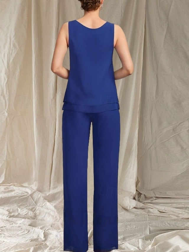 Mother Guest Pantsuit of Piece the Wedding Bride 3 Elegant Dress FashionChic