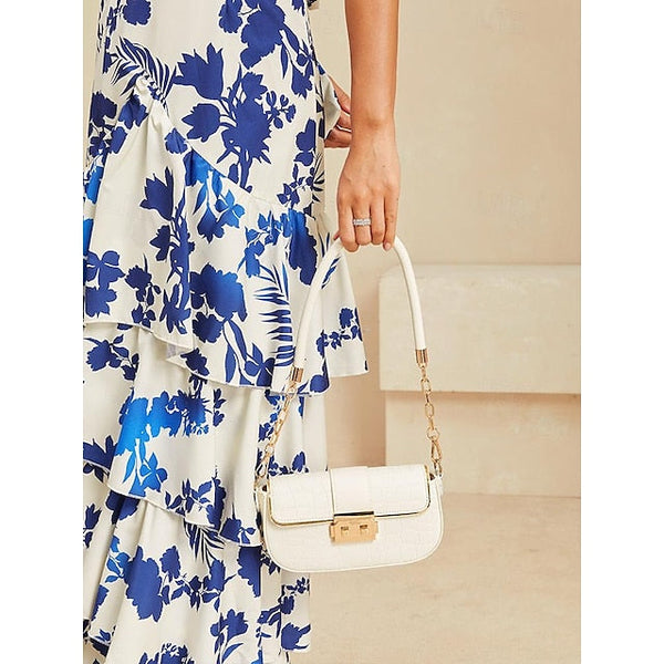 Women's Bag Baguette Shoulder Envelope Leather PU FashionChic