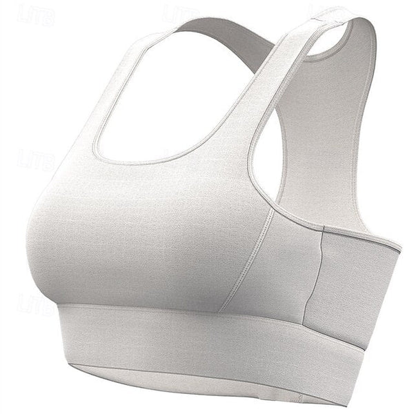 Sports Bra Hollow Mesh Back Sports Bra Fitness Yoga Vest FashionChic