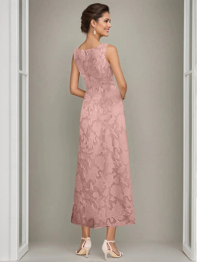 Blue Mother of the Piece Pink A-Line Two Dress Sets Bride FashionChic