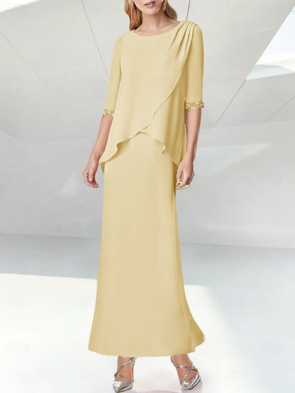 Wedding Jewel Mother of Bride Beach the Dress Sheath Elegant FashionChic