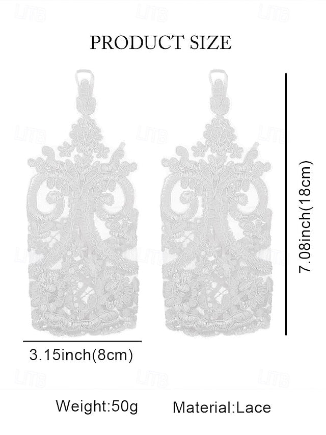 Gloves Vintage White Lace Bridal Elegant – Wedding Fingerless FashionChic