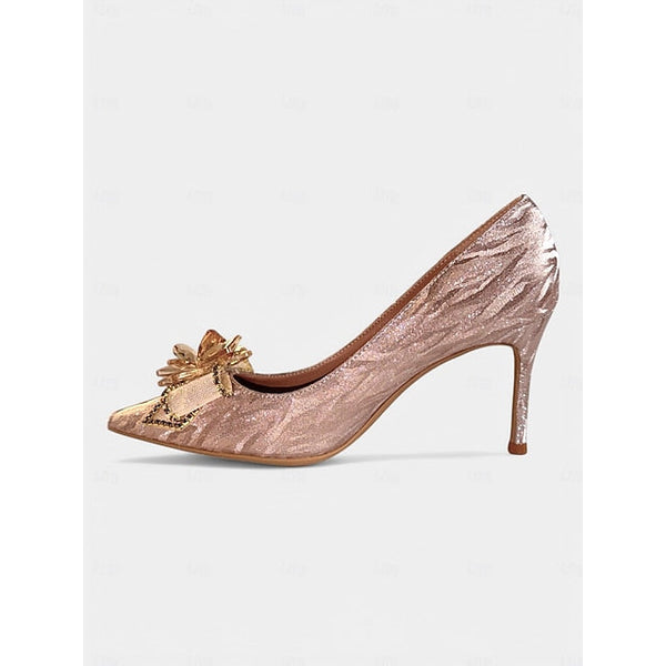 High Heels Glitter for Women Shoes – Sparkling Silver Wedding FashionChic