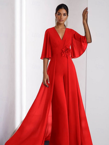 Bride Elegant Wedding of the Jumpsuit Dress Guest Vintage Mother FashionChic