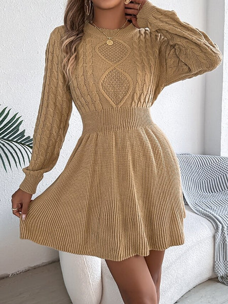 Women's Mini Dress Sweater Dress Casual Dress Elegant