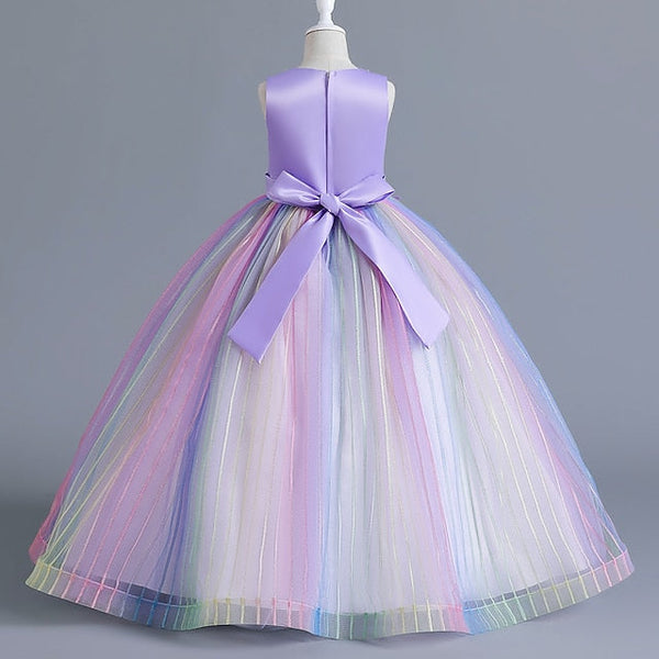 Floral Girls' Party Girl Dress Sleeveless Kids Flower FashionChic