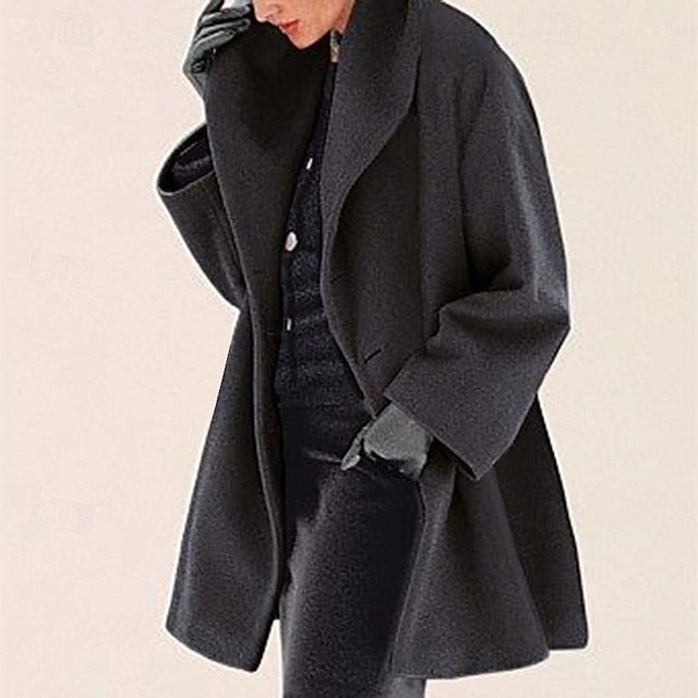 Comfortable Warm Furs Buttons Faux Women's Coat Fur FashionChic