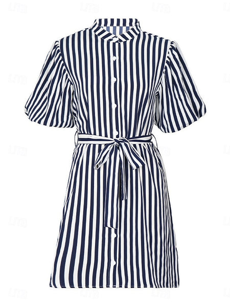 Women's Mini Dress Shirt Dress Casual Dress A Line Dress