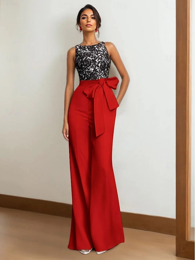 Jumpsuit Stretch of Mother Guest the Bride Dress Fabric Wedding FashionChic