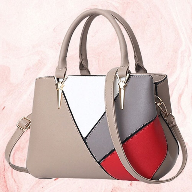 PU Shoulder Women's Bag Tote Leather Diaper Handbag FashionChic