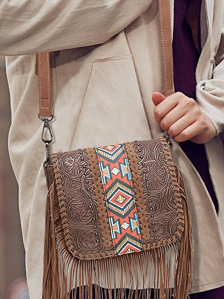 Faux Leather Women's Shoulder Multi-Pocket - Crossbody Bag FashionChic