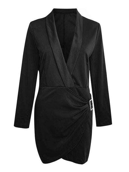 Women's Party Dress Cocktail Dress Work Dress Ruched Shirt