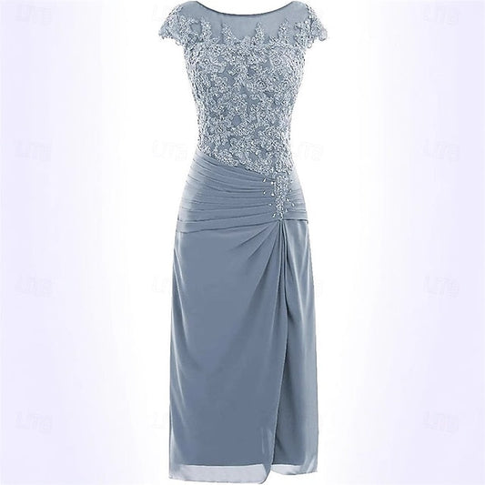 Simple Mermaid Mother Trumpet the Crew Bride Elegant of / Dress FashionChic