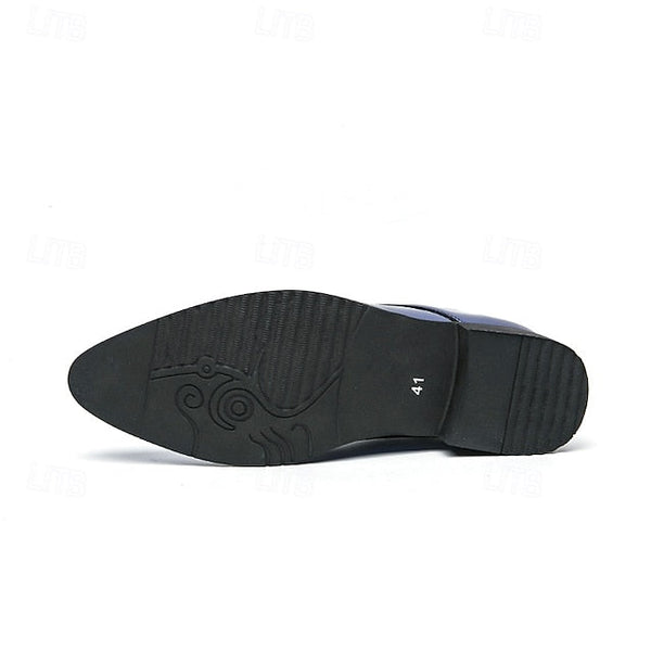 for Formal Green Glossy Men Lace-Up Shoes Patent Leather – FashionChic