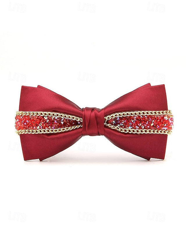 Christmas Bow – Men's Tie Red FashionChic