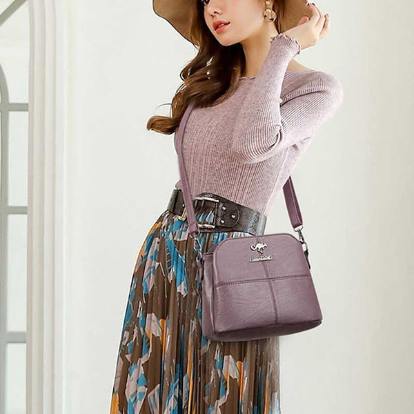 Geometric Patterns Vintage Boho Crossbody with - Lightweight Bag FashionChic