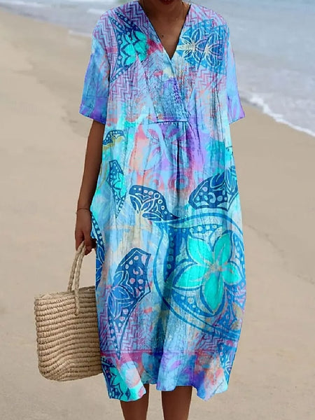 Women's Midi Dress Sundress Summer Dress Vacation Casual