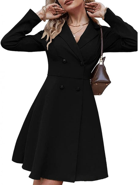 Women's Party Dress Cocktail Dress Work Dress Button Shirt