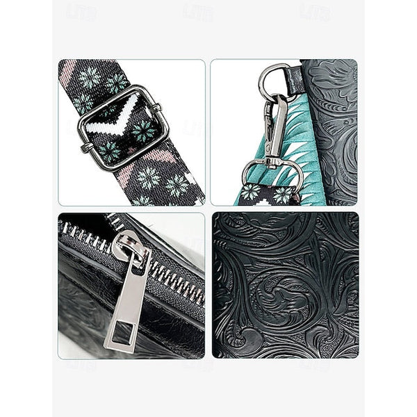 PU Crossbody Leather Bag Shoulder Wristlet Women's Bags FashionChic