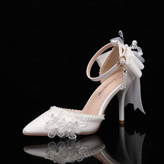 Wedding Party Shoes Women's White Dress FashionChic