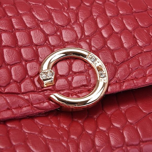 Set Leather Purse Going Bag PU Pcs Office 3 Women's out FashionChic