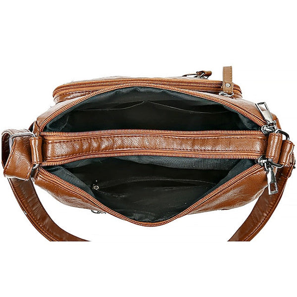 PU Women's Shoulder Leather Bag Crossbody Hobo FashionChic