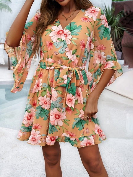 Women's Mini Dress Casual Dress Floral Dress Summer Dress