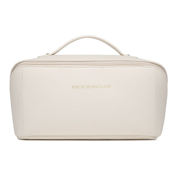 Women's Cosmetic Makeup Handbag Leather PU Bag Travel FashionChic