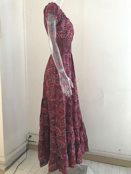 Women's Long Dress Maxi Dress Casual Dress Print Dress FashionChic