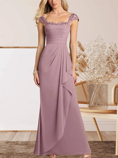 the Elegant Mother Guest A-Line Wedding Dress Bride of FashionChic