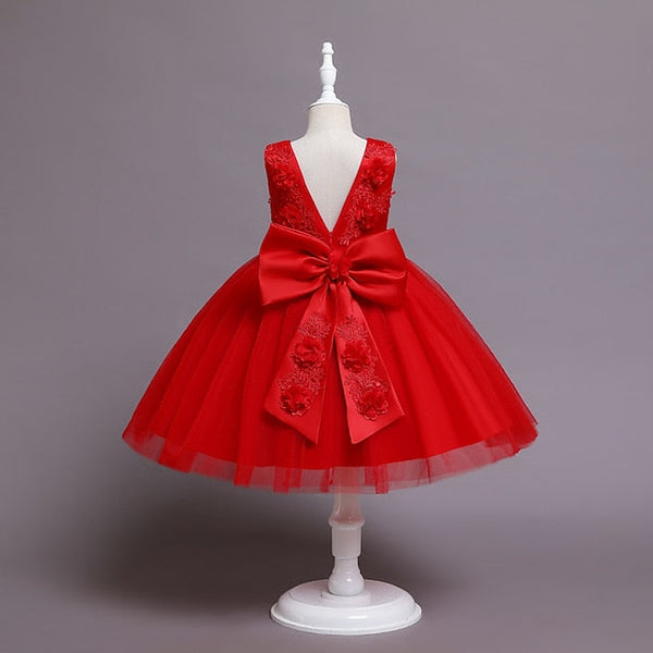 Girls' Flower Wedding Party Girl Dress FashionChic