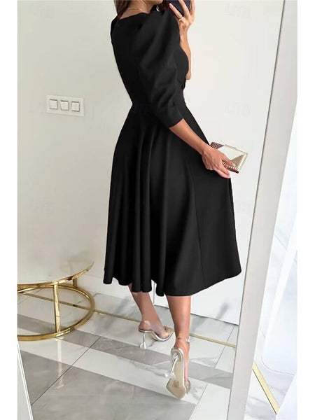 Women's Midi Dress Wrap Dress A Line Dress Casual Daily