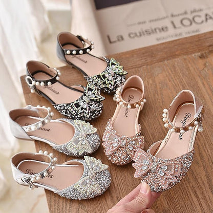 Girls' Heel Heels Daily Glitter Shoes PU Dress Glitters FashionChic