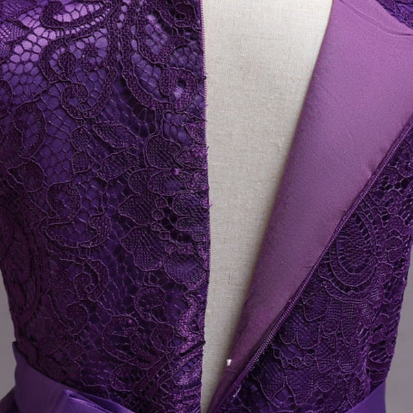 Party Floral Plain Girls' Kids Line Dress A Little FashionChic