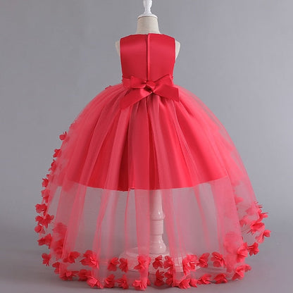 Toddler Solid Dress Color Party Girls' Sleeveless FashionChic