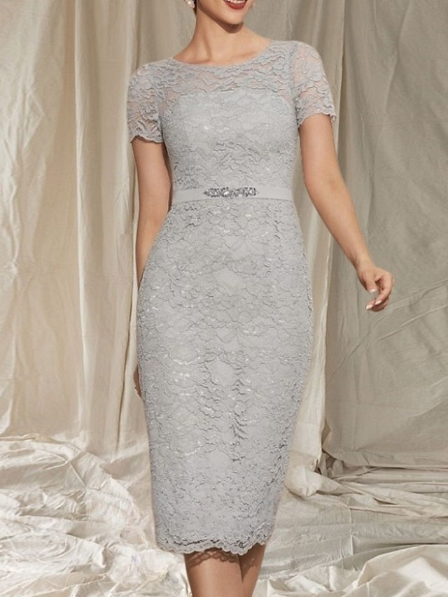 Sheath Column the Mother / Piece Bride of Dress Wedding Two FashionChic