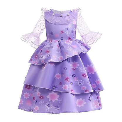 Isabela Dress Princess Girl Fairytale Madrigal Encanto Flower FashionChic