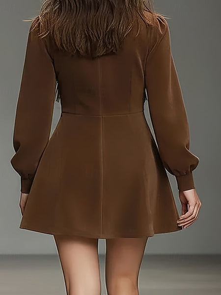Women's Mini Dress Hoodie Dress Casual Dress Elegant