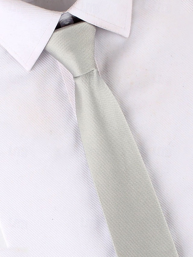 Classic - Narrow Men's Ties Zip and Stripes Pre-Tied FashionChic