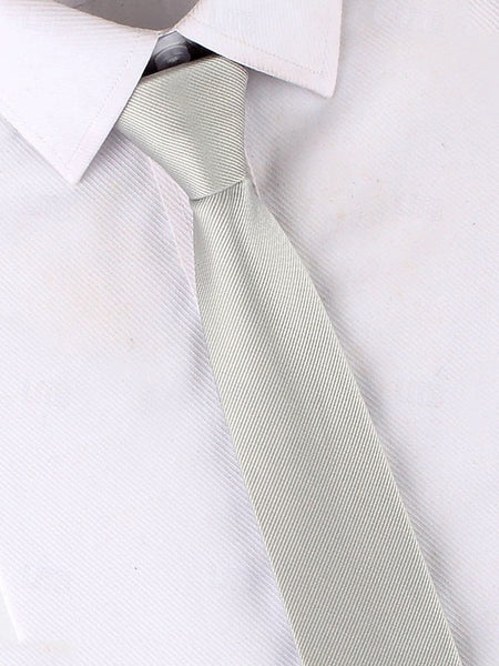 Classic - Narrow Men's Ties Zip and Stripes Pre-Tied FashionChic