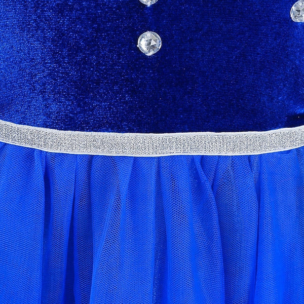 Frozen Girl Theme Flower Fairytale Dress Party Princess Elsa FashionChic