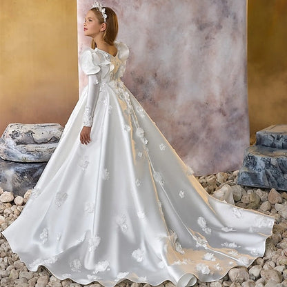 Formal Girl Dress Flower Girls' First Communion FashionChic