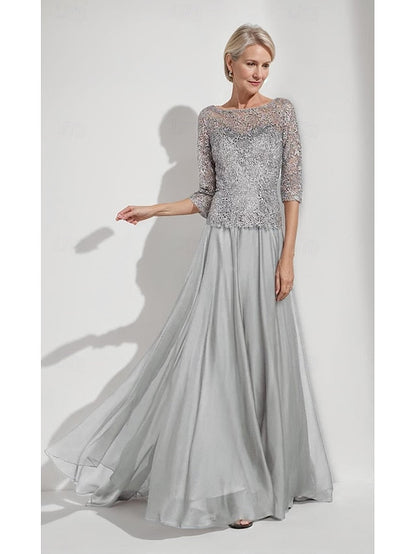 the Bride of Minimalist Dress Boat Mother Elegant A-Line Simple FashionChic