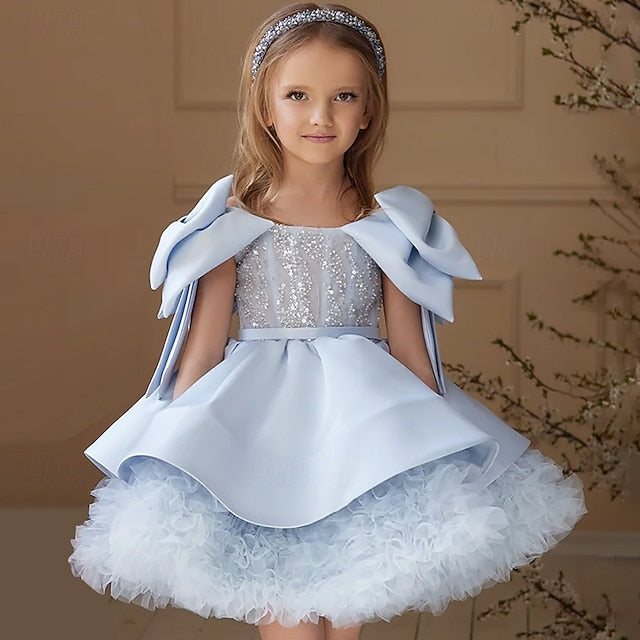Girl Evening Princess Flower Dress Formal Girls' Gown FashionChic