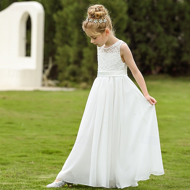 Formal Girls' Flower Kid's Girl Dress Lace FashionChic