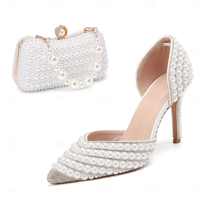 White Comfort Wedding Shoes Women's FashionChic
