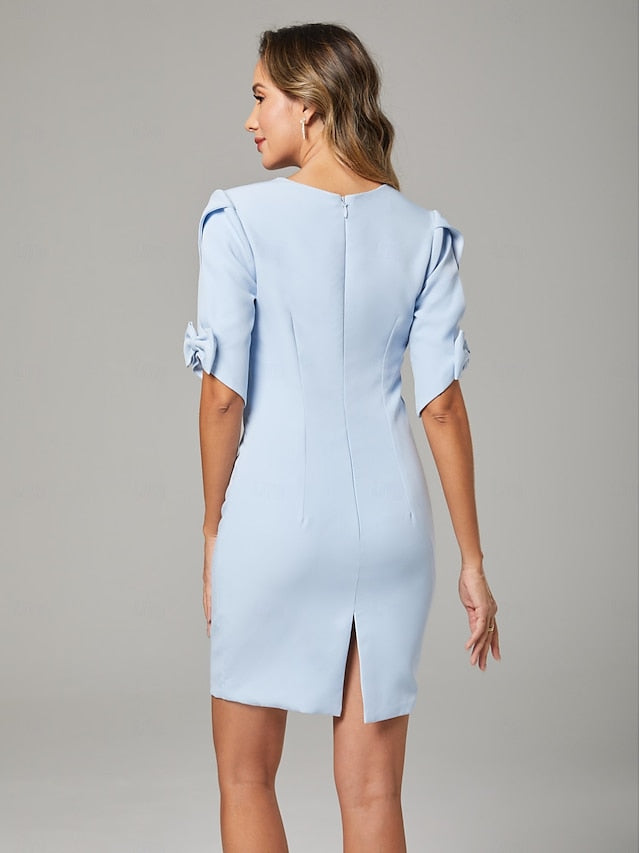Sheath of Bride Elegant / Column Jewel the Simple Mother Dress FashionChic