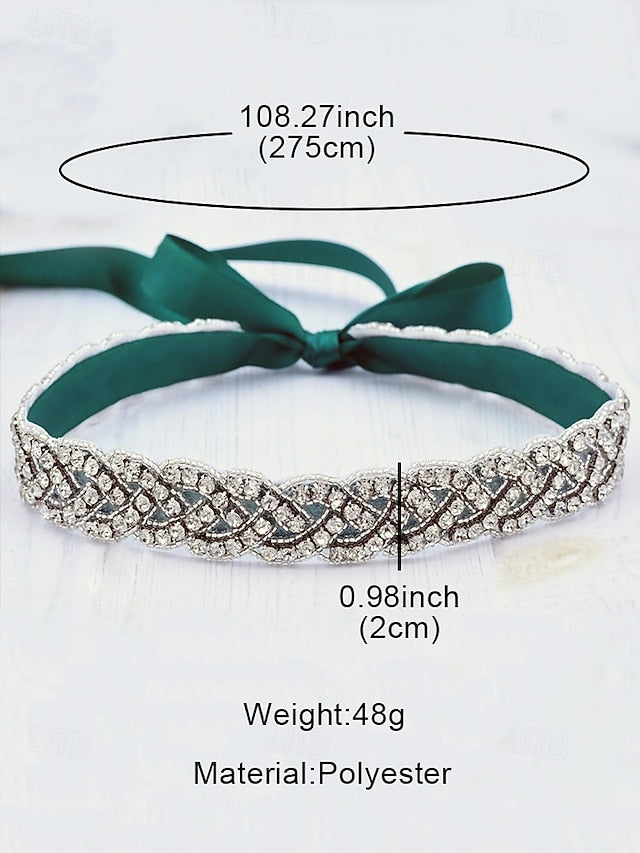 Wedding Waistband Crystal Rhinestone Bridal – Dress Elegant FashionChic