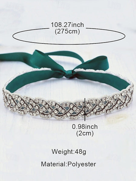 Wedding Waistband Crystal Rhinestone Bridal – Dress Elegant FashionChic