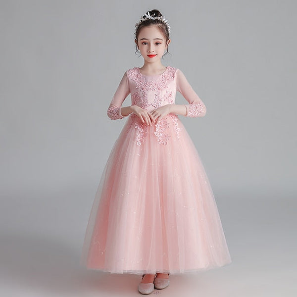 Dress Flower Girls' First Princess Girl FashionChic